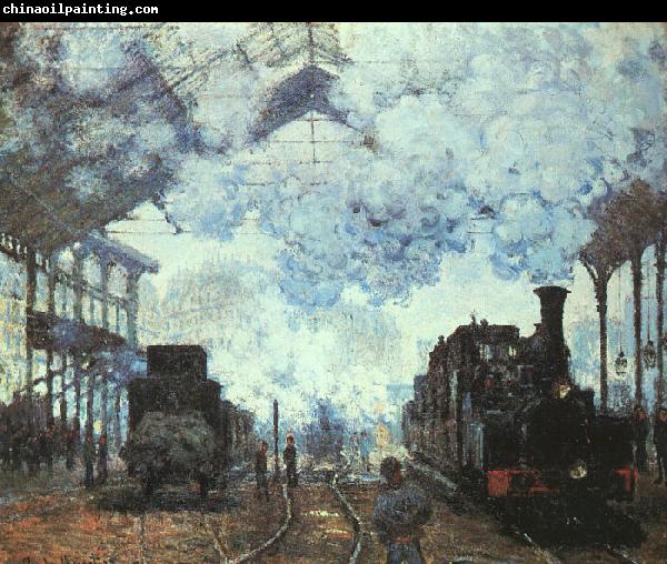 Claude Monet Arrival at St Lazare Station